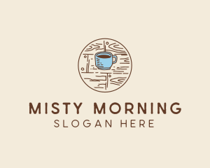 Coffee Cup Sketch logo design