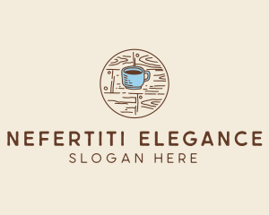 Coffee Cup Sketch logo design