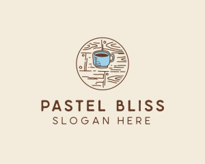 Coffee Cup Sketch logo design