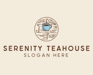 Coffee Cup Sketch logo design