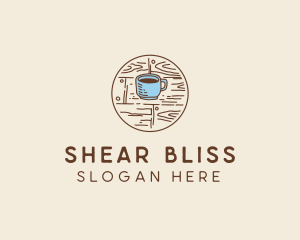 Coffee Cup Sketch logo design