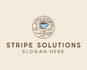 Coffee Cup Sketch logo design