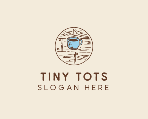 Coffee Cup Sketch logo design