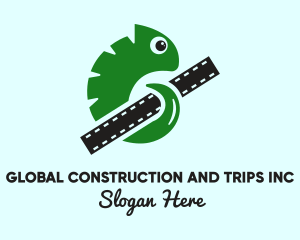 Nature - Green Lizard Film logo design