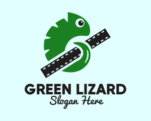 Green Lizard Film logo design