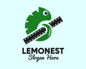 Lizard - Green Lizard Film logo design