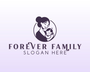 Adoption - Mom Child Adoption logo design