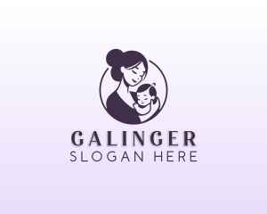 Child - Mom Child Adoption logo design