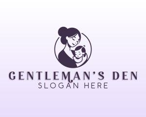 Mom Child Adoption logo design