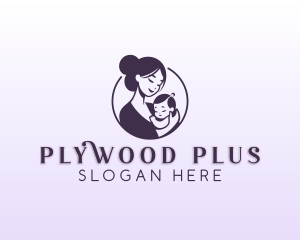 Mom Child Adoption logo design