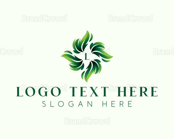 Leaf Plant Garden Logo