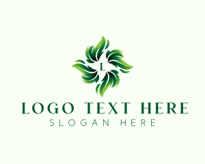 Organic - Leaf Plant Garden logo design