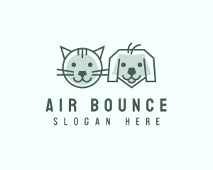 Cat Dog Pet Care logo design