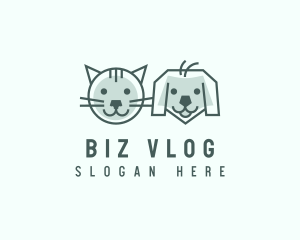 Cat Dog Pet Care logo design