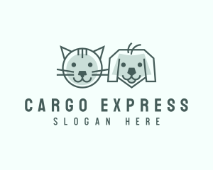 Cat Dog Pet Care logo design