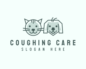 Cat Dog Pet Care logo design