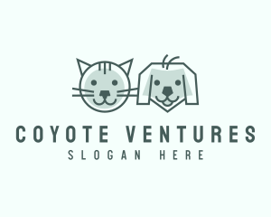 Cat Dog Pet Care logo design