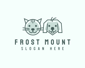 Cat Dog Pet Care logo design