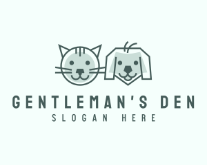 Cat Dog Pet Care logo design