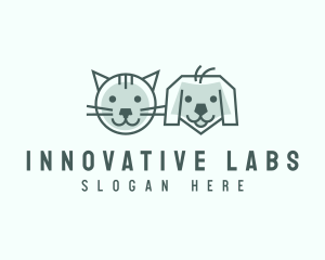 Cat Dog Pet Care logo design