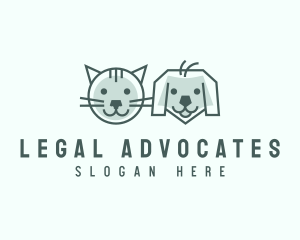 Cat Dog Pet Care logo design