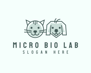 Cat Dog Pet Care logo design