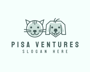 Cat Dog Pet Care logo design