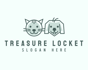 Cat Dog Pet Care logo design