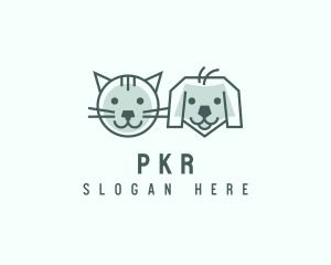 Cat Dog Pet Care logo design