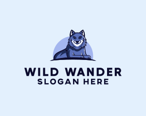 Wild Wolf Hunter  logo design