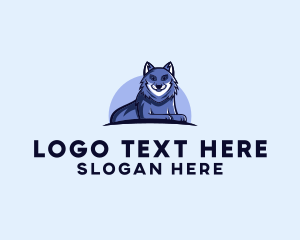 Veterinarian - Wild Wolf Hunter logo design