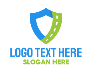 Road Trip - Shield Road Safety Insurance logo design