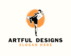 Martial Arts Sports  logo design