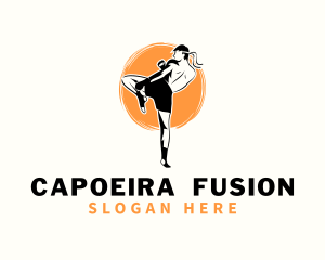 Capoeira - Martial Arts Sports logo design