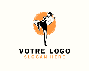 Capoeira - Martial Arts Sports logo design
