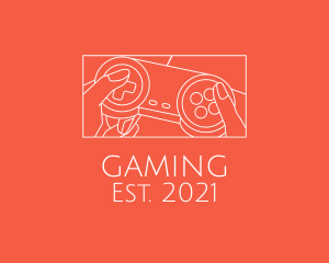 Mobile App - Minimalist Game Controller logo design