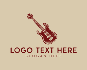 Musical Instrument - Musical Instrument Guitar logo design