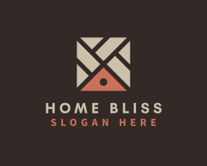 Home Tile Flooring logo design