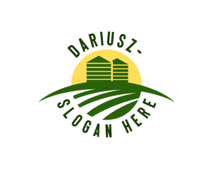 Agriculturist - Granary Farm Field logo design