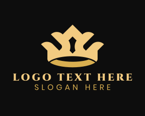 Event Organizer - Premium Crown Jewelry logo design