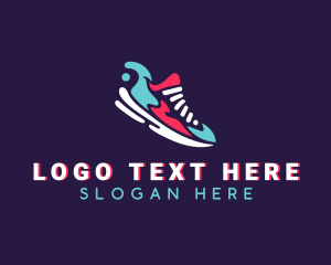 Trainers - Sneakers Shoe Footwear logo design