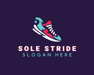 Footwear - Sneakers Shoe Footwear logo design