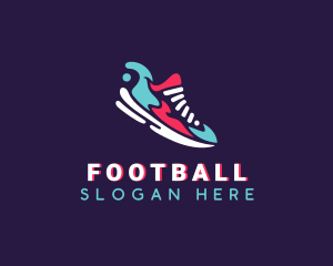 Foot Wear - Sneakers Shoe Footwear logo design