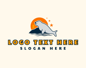 Seal - Harbor Seal Rhode Island logo design