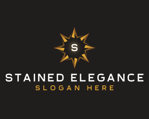 Luxury Star Compass logo design