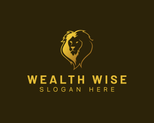 Lion Wealth Safari logo design