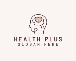 Brain Heart Mental Health logo design