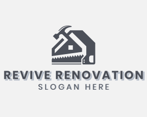 Renovation - House Tools Renovation logo design