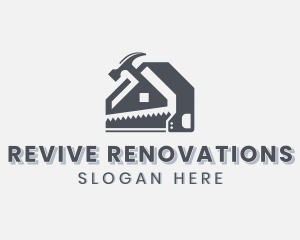Renovation - House Tools Renovation logo design