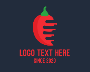Exotic - Red Mexican Chili logo design